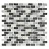 Andova Tiles SAMPLE Highline 0625 x 125 Glass Mosaic Sheet Floor Use Tile SAM-ANDHIG150